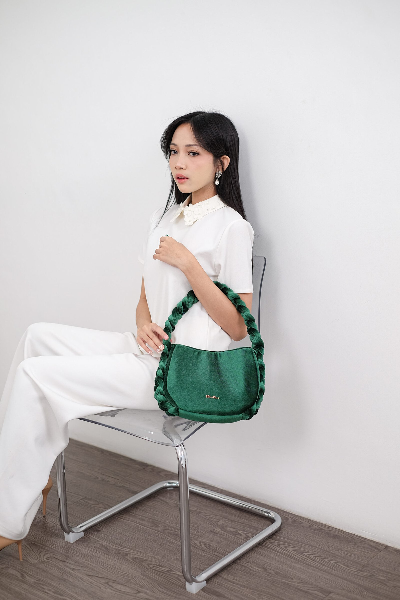 kyra braided velvet suede bag6145 kyra braided velvet suede bag6145